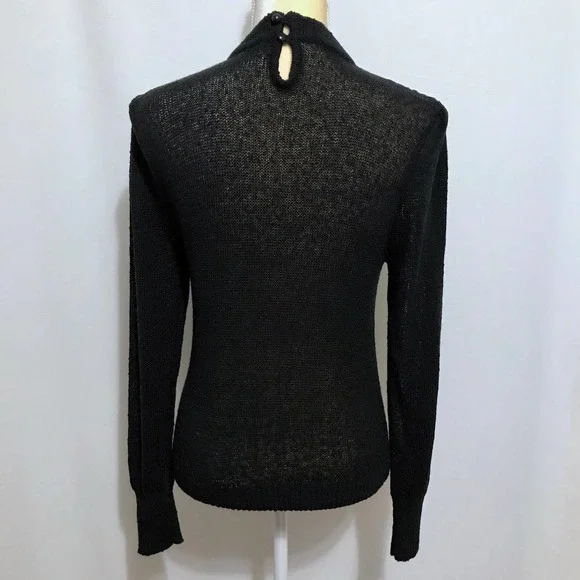 ❌SOLD❌ Dana Ashley Vintage Black Sweater Women M - Picture 7 of 11